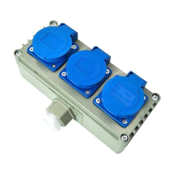 Trigeminy Triple Hole 16A Industrial Chemical Industry Outdoor Explosion-proof Waterproof Socket - Image 2