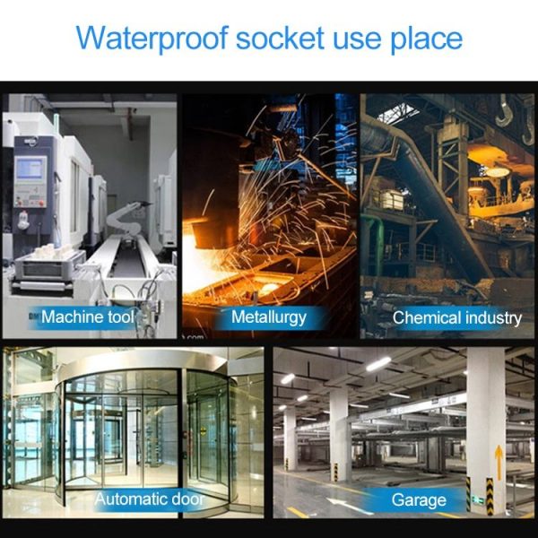 Trigeminy Five Hole 16A Industrial Chemical Industry Outdoor Explosion-proof Waterproof Socket - Image 6