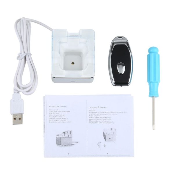 Anti-theft Alarm Stand Security System Burglar Alarm / Anti-theft Alarm Display Holder for iPhone & iPod with 8-Pin Port - Image 5