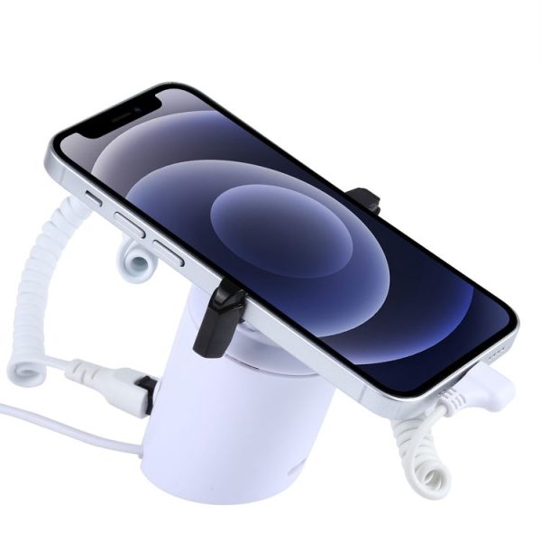Cylindrical Display Stand Security System Burglar Alarm / Anti-theft Alarm Display Holder with Infrared Remote Control for iPhone / iPod with 8-Pin Port - Image 5