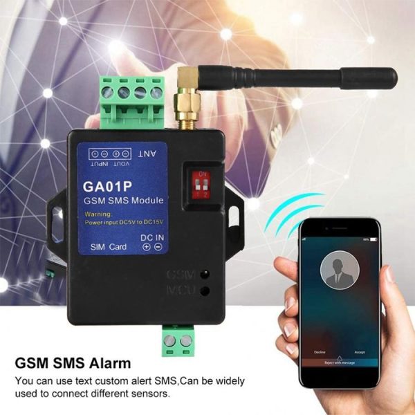 GA01P Mini Smart Power-off GSM SMS Phone Alarm Module - Image 6