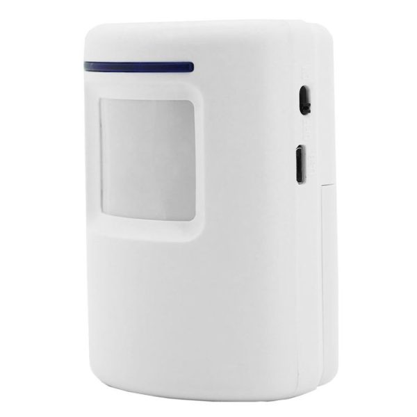 FY-0256 2 in 1 PIR Infrared Sensors (Transmitter + Receiver) Wireless Doorbell Alarm Detector for Home / Office / Shop / Factory, EU Plug - Image 3