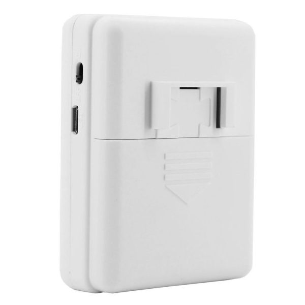 FY-0256 2 in 1 PIR Infrared Sensors (Transmitter + Receiver) Wireless Doorbell Alarm Detector for Home / Office / Shop / Factory, EU Plug - Image 4