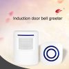 FY-0256 2 in 1 PIR Infrared Sensors (Transmitter + Receiver) Wireless Doorbell Alarm Detector for Home / Office / Shop / Factory, EU Plug - Image 8