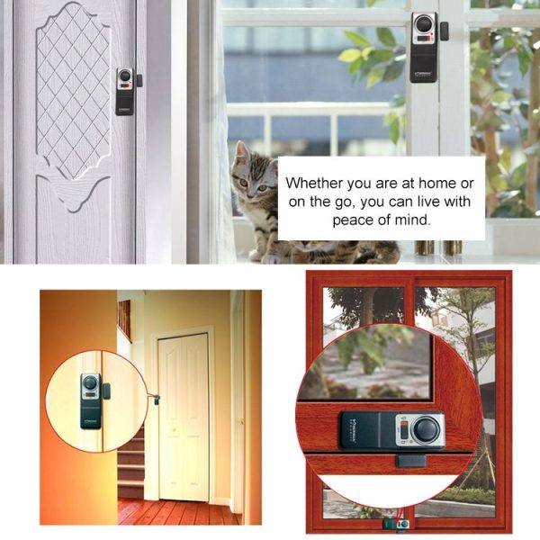 DOBERMAN SE-0119 Household Anti-theft Wireless Remote Control Door Magnetic Sensor Alarm - Image 8