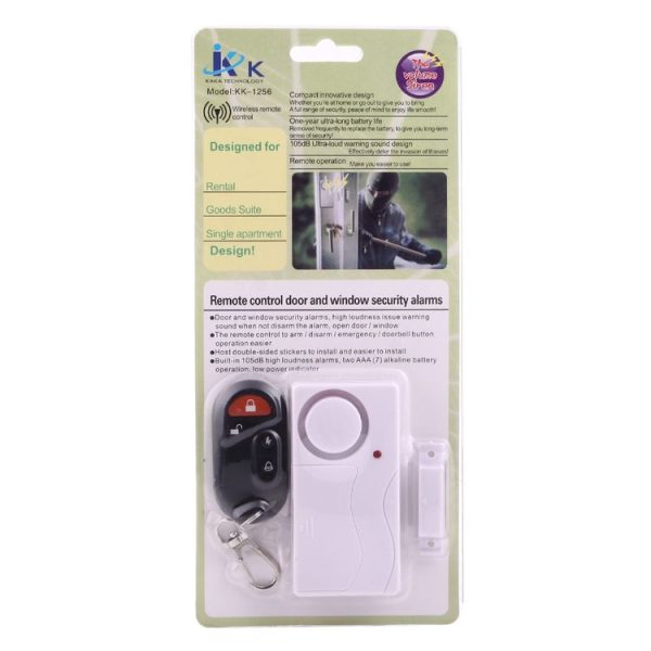 Home Security Wireless Remote Control Door Window Siren Magnetic Sensor Alarm Warning, 1 Remote Controller + 1 Magnetic Sensors - Image 6