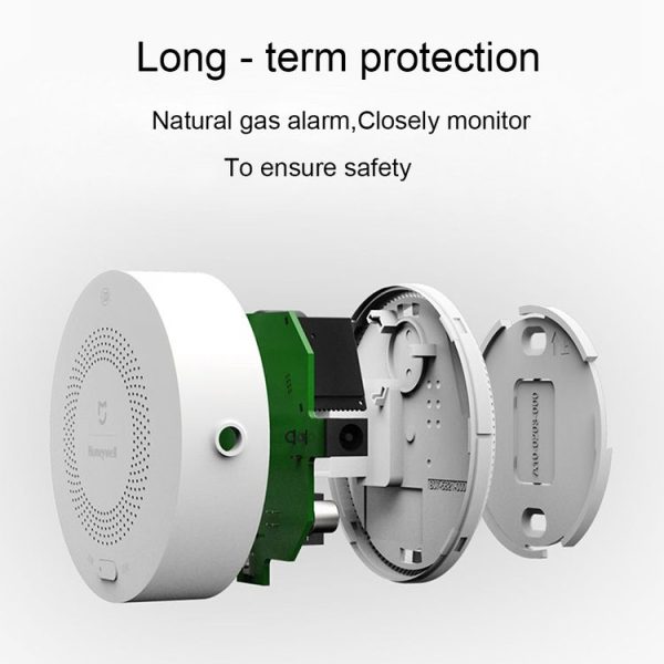 Original Xiaomi Mijia Honeywell Smart Natural Gas Alarm CH4 Monitoring Detector Alarm, Work Independently or Work with Multifunctional Gateway (CA1001) (White) - Image 3