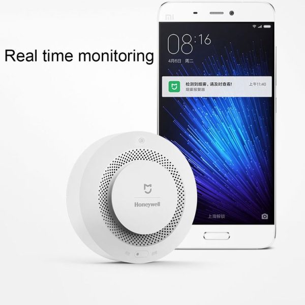 Original Xiaomi Mijia Honeywell Smart Fire Alarm Smoke Detector Alarm, Work with Multifunctional Gateway (CA1001) Mihome APP Control (White) - Image 6