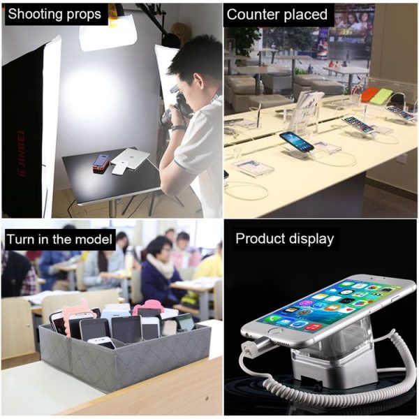 Mobile Phone Anti-theft Alarm Display Stand with Remote Control for iPhone & iPod with 8-Pin Port - Image 10