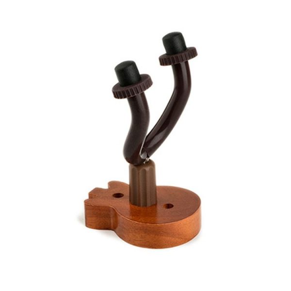 Deep Wood Grain Guitar Ukulele Wood Wall Hook - Image 3