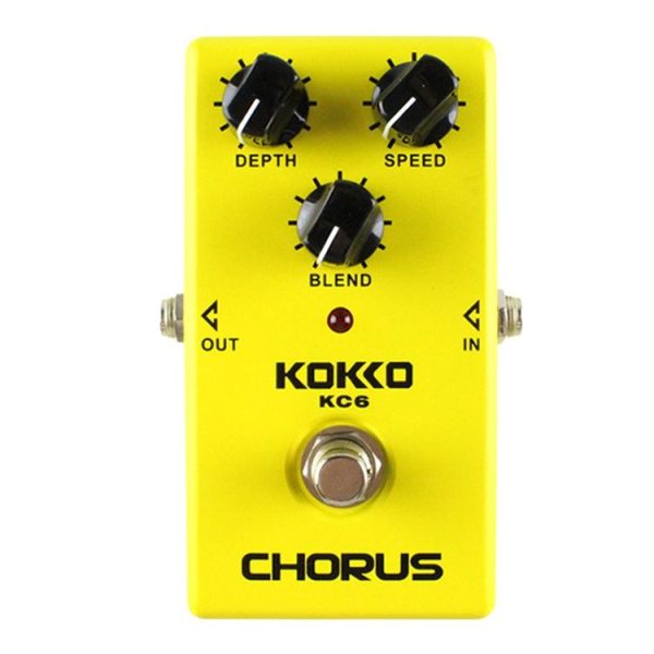 KOKKO KC6 Guitar Analog Monoblock Chorus Effects Pedal (Yellow) - Image 2