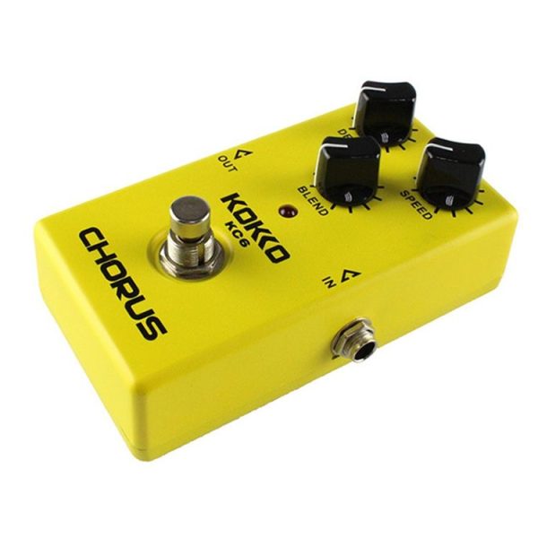 KOKKO KC6 Guitar Analog Monoblock Chorus Effects Pedal (Yellow) - Image 5