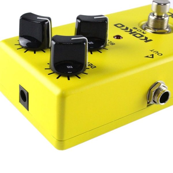 KOKKO KC6 Guitar Analog Monoblock Chorus Effects Pedal (Yellow) - Image 6