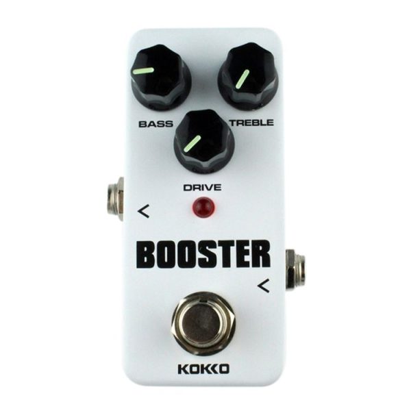 KOKKO FBS2 2-Band EQ Booster Mini Guitar Effect Pedal (White)