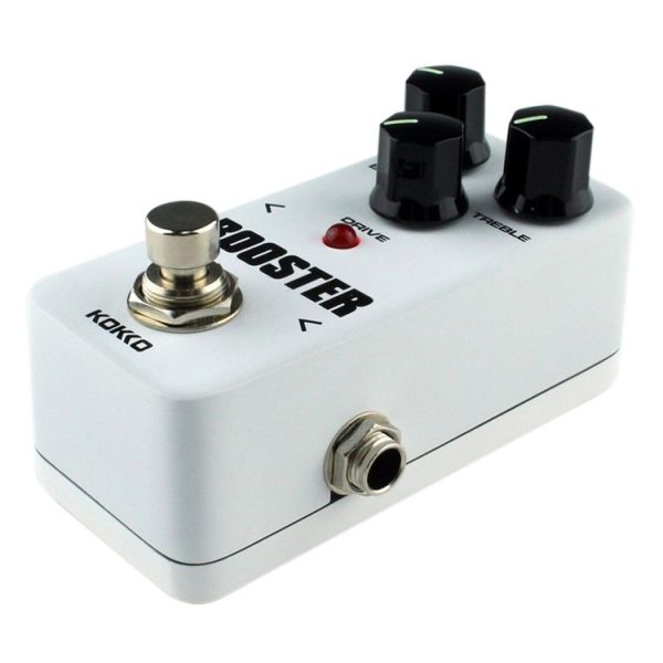 KOKKO FBS2 2-Band EQ Booster Mini Guitar Effect Pedal (White) - Image 5