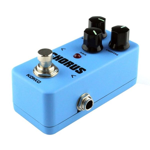 KOKKO FCH2 Mini Guitar Analog Monoblock Chorus Effects Pedal (Blue)