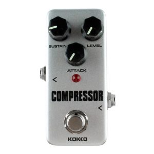 KOKKO FCP2 Mini Electric Guitar Monoblock Compressor Effects Pedal (Grey)