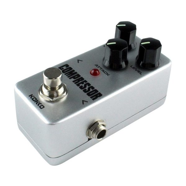 KOKKO FCP2 Mini Electric Guitar Monoblock Compressor Effects Pedal (Grey) - Image 5