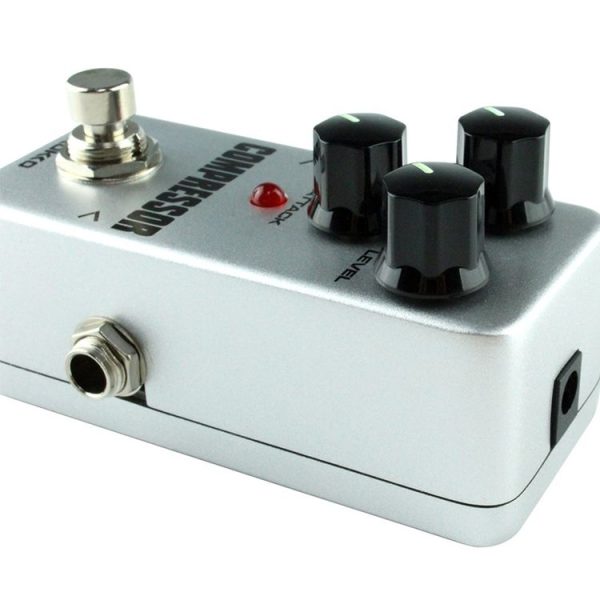 KOKKO FCP2 Mini Electric Guitar Monoblock Compressor Effects Pedal (Grey) - Image 6