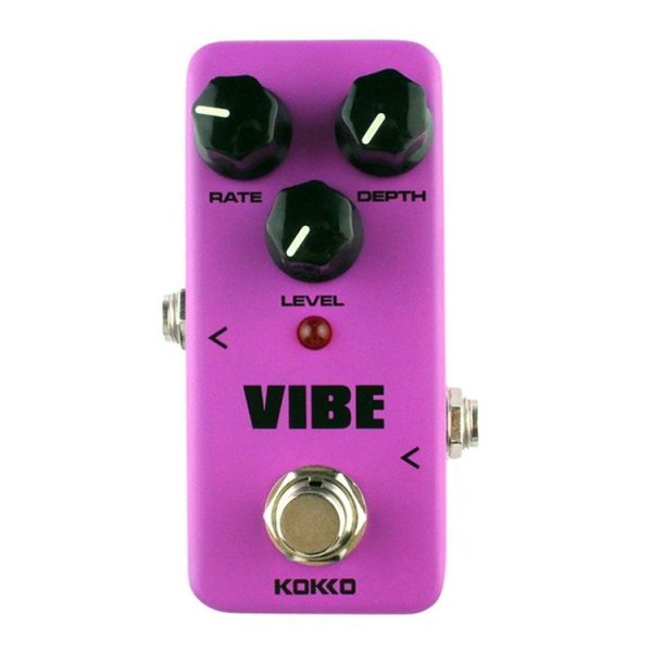 KOKKO FUV2 Mini Electric Guitar Analog Rotating Speaker Monoblock Effects Pedal (Magenta) - Image 2
