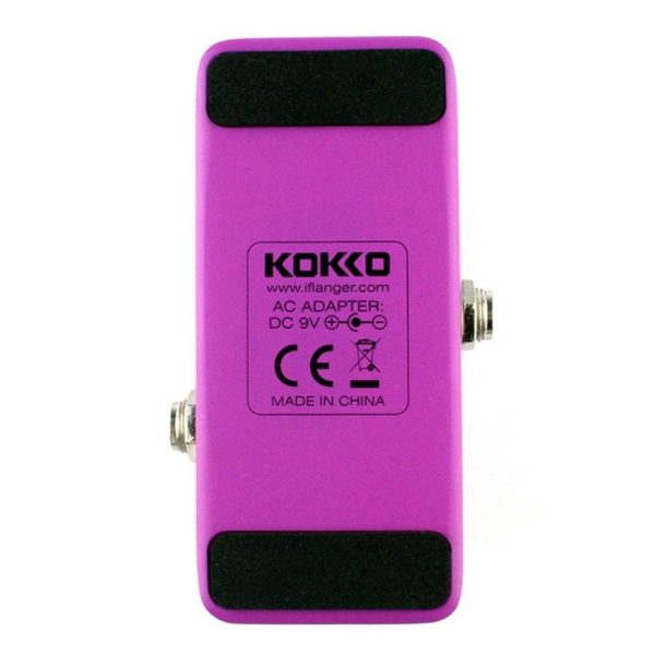 KOKKO FUV2 Mini Electric Guitar Analog Rotating Speaker Monoblock Effects Pedal (Magenta) - Image 3