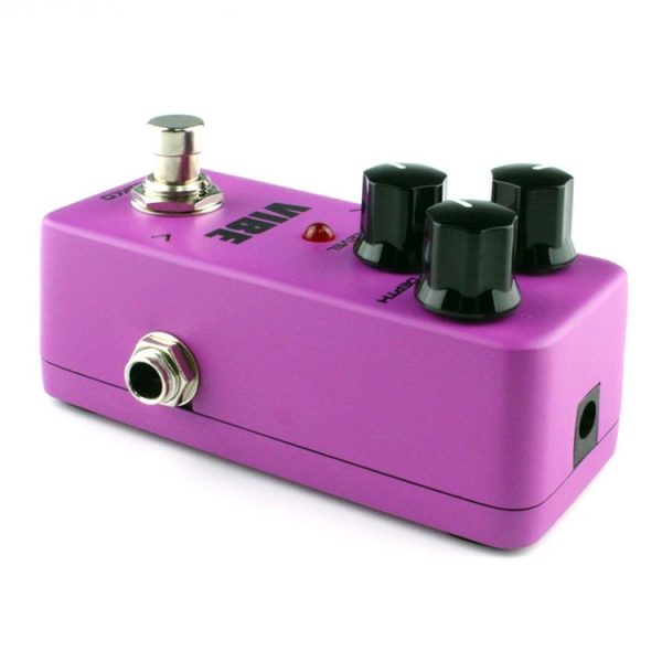 KOKKO FUV2 Mini Electric Guitar Analog Rotating Speaker Monoblock Effects Pedal (Magenta) - Image 4