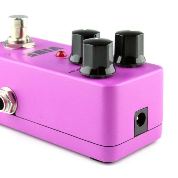 KOKKO FUV2 Mini Electric Guitar Analog Rotating Speaker Monoblock Effects Pedal (Magenta) - Image 6