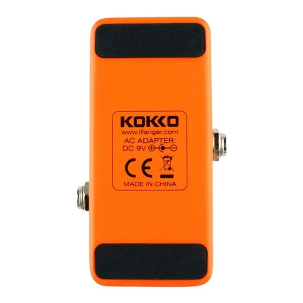 KOKKO FPH2 Mini Electric Guitar Analog Phaser Monoblock Effects Pedal (Orange) - Image 3