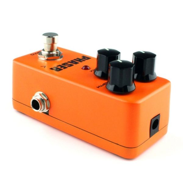 KOKKO FPH2 Mini Electric Guitar Analog Phaser Monoblock Effects Pedal (Orange) - Image 4