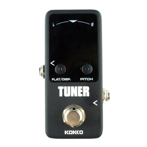 KOKKO FTN2 Guitar Mini Monoblock Effects Pedal Tuner, High Sensitivity Dual Mode Display Screen (Black)