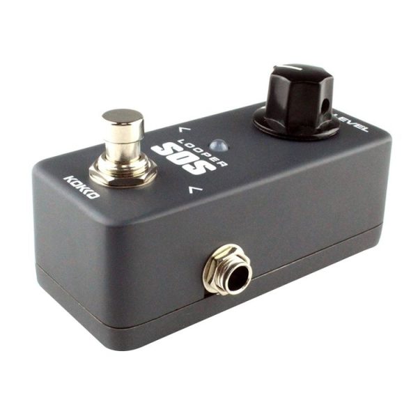 KOKKO FLP2 Mini SOS Looper Guitar Loop Recording Monoblock Effects Pedal (Black) - Image 5