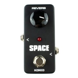 KOKKO FRB2 Mini Electric Guitar Reverb Sound Monoblock Effects Pedal Space (Black)