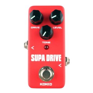 KOKKO FOD5 Mini Electric Guitar Overload Monoblock Effects Pedal (Red)