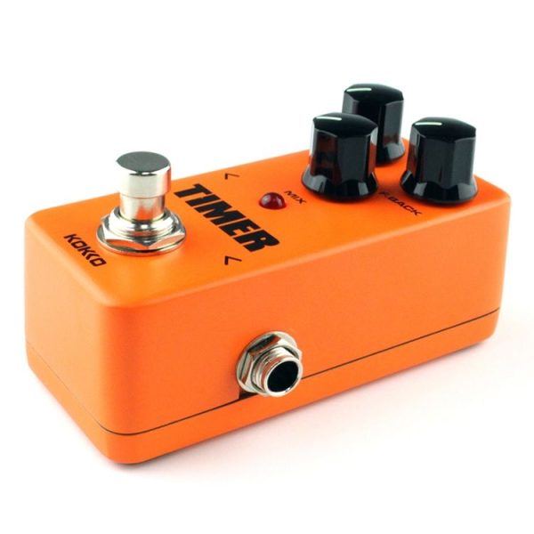 KOKKO FDD2 Mini Electric Guitar Digital Delay Effects Pedal Timer (Orange) - Image 5