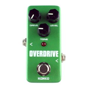 KOKKO FOD3 Mini Electric Guitar Tube Sound Overload Monoblock Effects Pedal (Green)