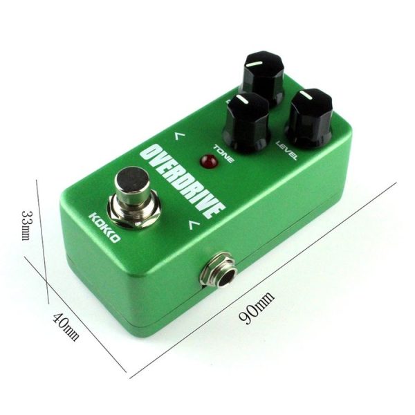 KOKKO FOD3 Mini Electric Guitar Tube Sound Overload Monoblock Effects Pedal (Green) - Image 7