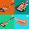 Electric Guitar Cardboard Game Machine Bracket for Switch Labo - Image 7