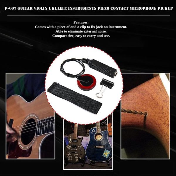 Wooden Guitar Pasteable Multifunctional Sound Pickup - Image 7