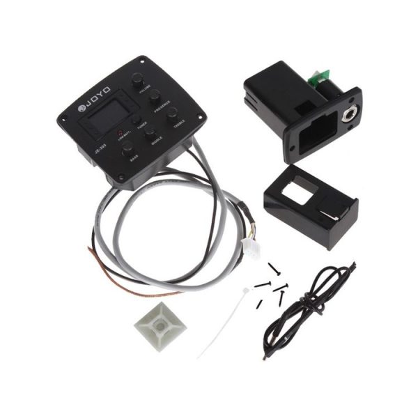 JOYO JE-305 Guitar Pickup 4-Band EQ Preamp Tuner Pickup Equalizer with Tuning Function (Black) - Image 6