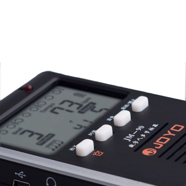 JOYO JM-90 Mini Portable Rechargeable Clip-on LED Indicator Electronic Digital Metronome Tone Generator Tuner for Guitar Violin Ukulele (White) - Image 7