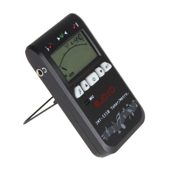 JOYO JMT-555B Metronome Tuner Chromatic Digital LCD Backlight with Tone Generator 3 in 1 Kit for Guitar Violin Ukulele (Black) - Image 2