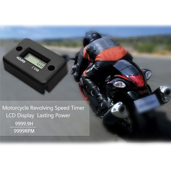 B708BK Waterproof Timer Digital Alarm Clock for Motorcycle ATV - Image 8