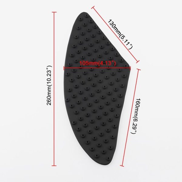 MB-OC024 Motorcycle Modification Accessories Pasteable Tank Anti-slip Side Insulation Protection Pad for Yamaha / Kawasaki / Honda - Image 3