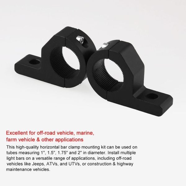 MB-EA076-1 Motorcycle Modification Accessories 20-30mm Universal Guardrail Spotlight Fixed Clip Bracket - Image 6