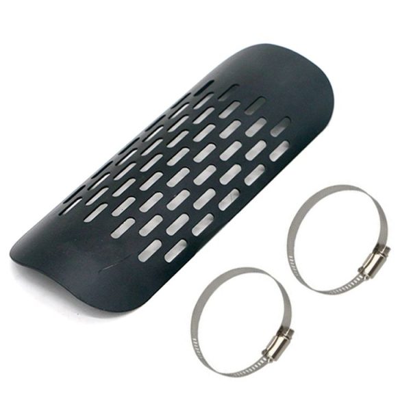 MB-EX014-S Motorcycle Modification Accessories Iron 75mm Exhaust Pipe Heat Shield for Kawasaki - Image 2