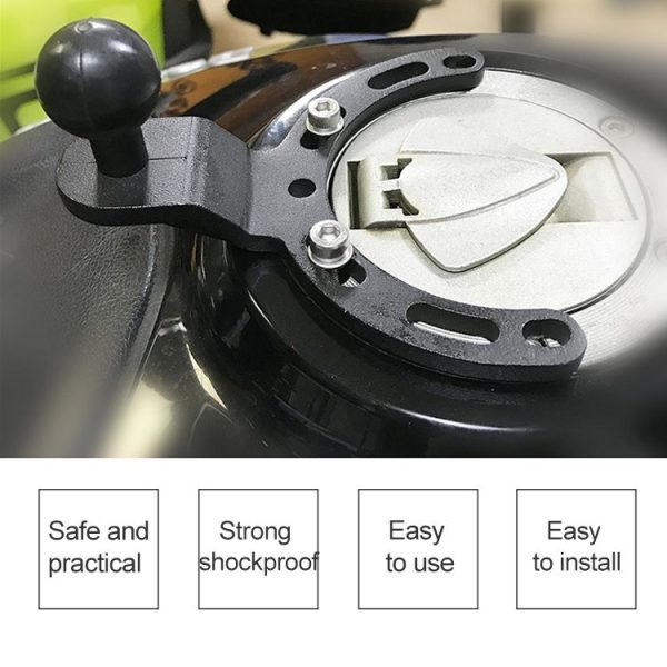 Motorcycle Fuel Tank Cap Mobile Phone Bracket Fixed Accessories Large Horseshoe Ball Head - Image 7
