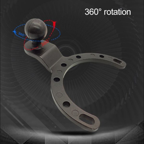 Motorcycle Fuel Tank Cap Mobile Phone Bracket Fixed Accessories Large Horseshoe Ball Head - Image 8