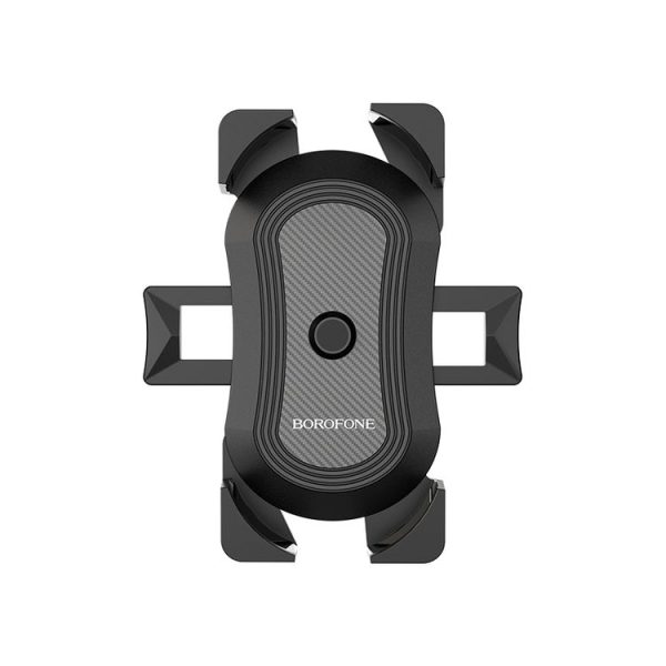 Borofone BH15 Le Tour One-button Universal Mobile Phone Holder for Motorcycle / Bike, Suitable for 3.7-6.5 inch Mobile Phone (Black) - Image 2