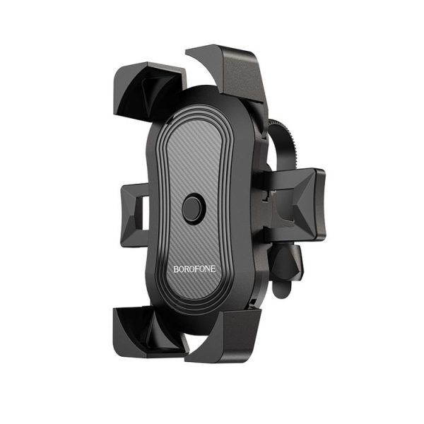 Borofone BH15 Le Tour One-button Universal Mobile Phone Holder for Motorcycle / Bike, Suitable for 3.7-6.5 inch Mobile Phone (Black) - Image 3
