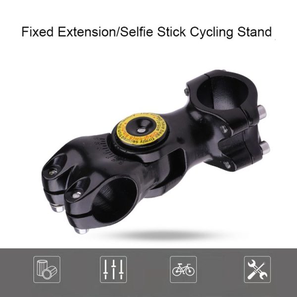 Motorcycle Bicycle Handlebar Fixture Mount Camera Bracket Adapter (Black) - Image 3